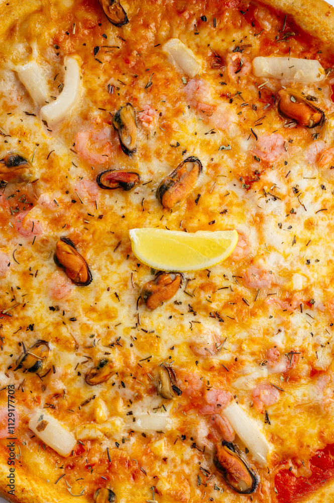traditional Italian pizza on a white plate traditional Italian pizza on a white plate