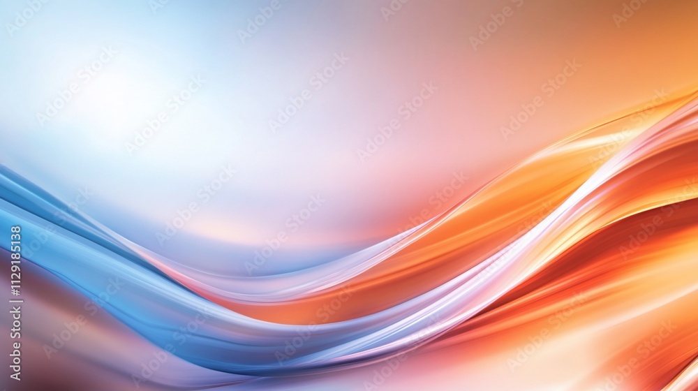 Orange and blue abstract wave background. Orange and blue abstract wave background.