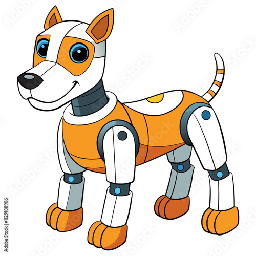 cartoon dog robot