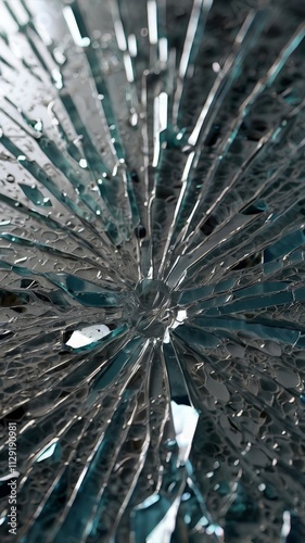 Cracking Glass Texture – Shattered glass breaking into pieces with an artistic touch for creative projects.