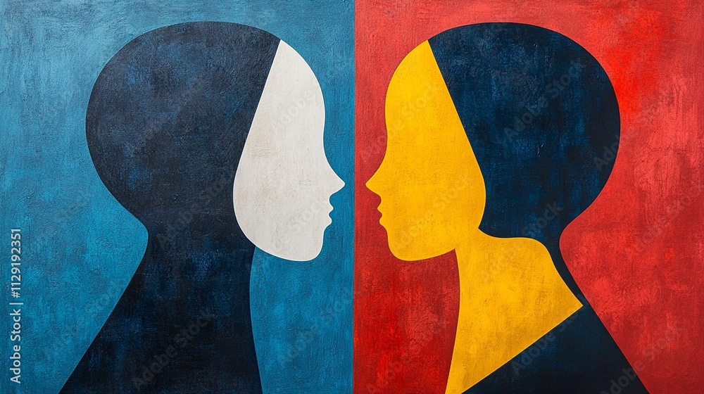 Contrasting Egos: The Dance of Identity on Divergent Paths Contrasting Egos: The Dance of Identity on Divergent Paths