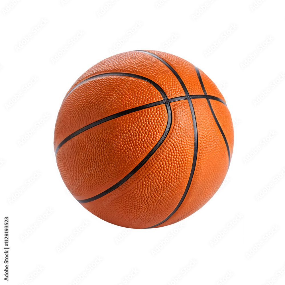 A basketball, isolated on a white background with full depth of field. A basketball, isolated on a white background with full depth of field.