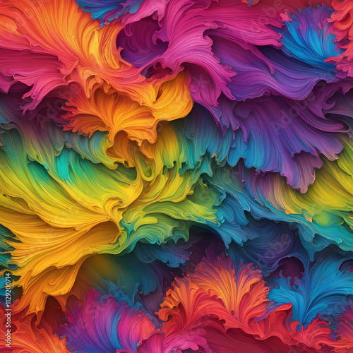 Fluid Forms and Dynamic Patterns: A Psychedelic Journey Through a Kaleidoscopic Universe