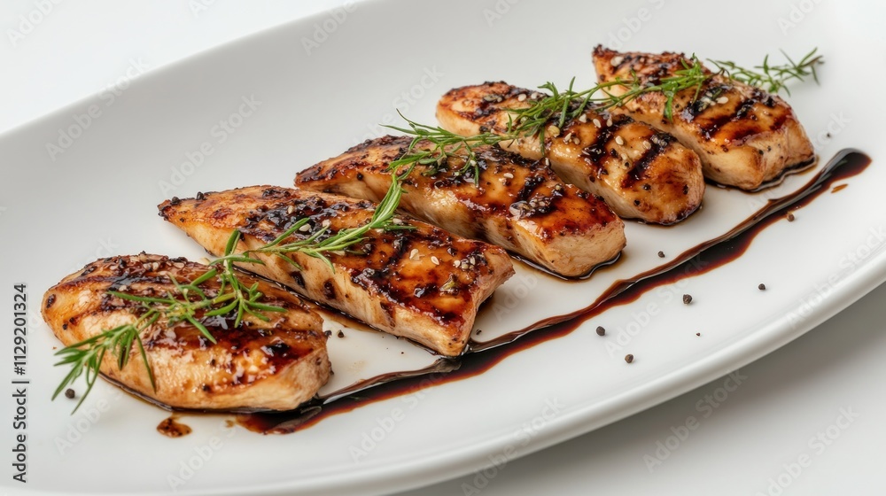 Grilled Chicken Breast with Balsamic Glaze and Rosemary Grilled Chicken Breast with Balsamic Glaze and Rosemary
