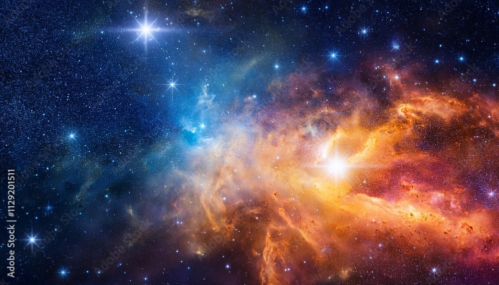 colorful galaxies nebula in abstract space background colorful galaxies nebula in abstract space background