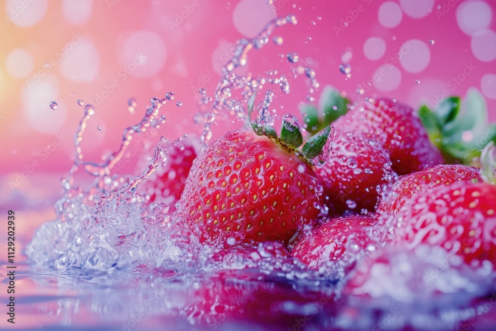 Strawberries in water Strawberries in water