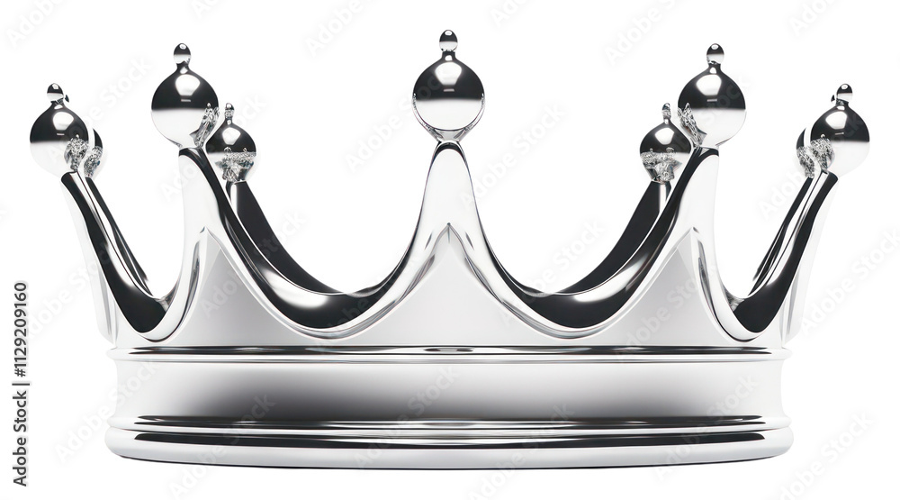 PNG Crown Chrome material crown white background accessories.