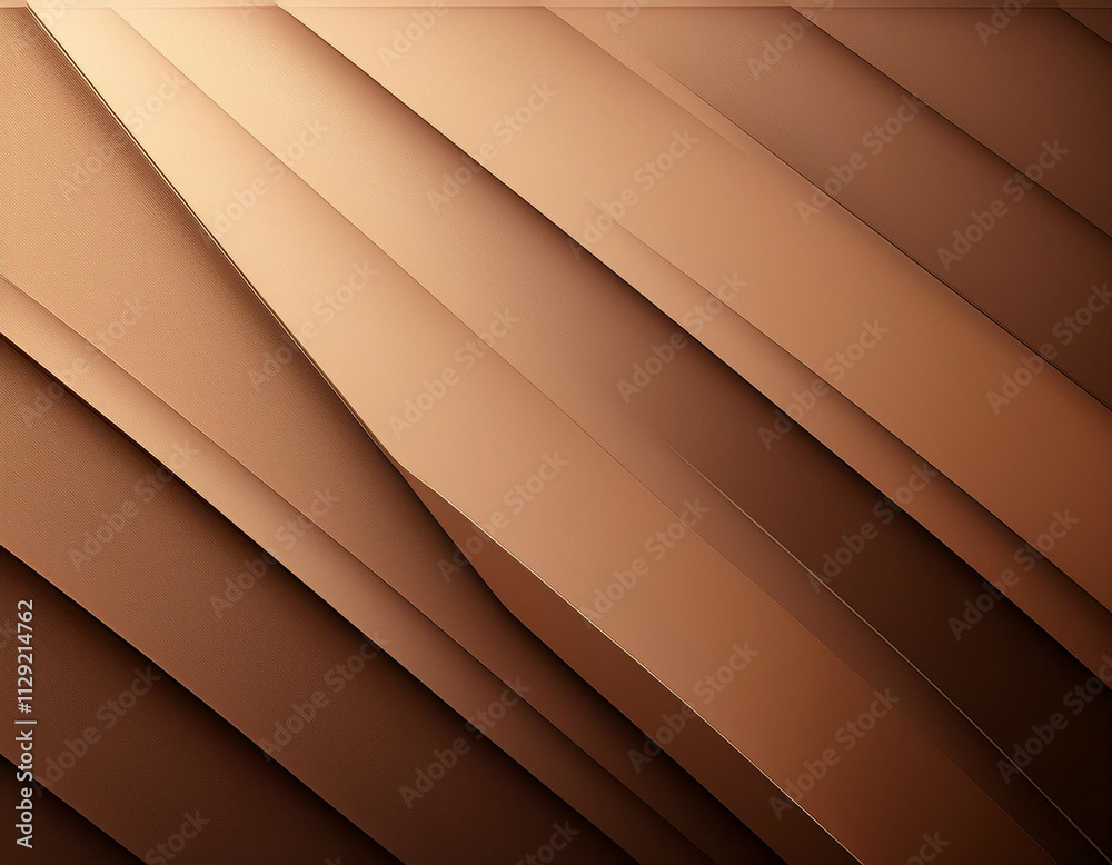 Obraz premium Mocha Mousse Color Gradient with Shadows