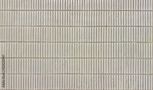 White subway tiles seamless background texture. Subway tiles are often used in bathrooms or commercial places for its unique brick style pattern. photo