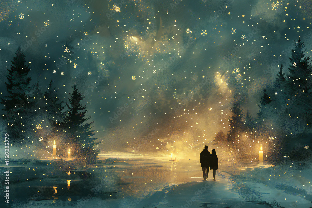 Cozy Winter Couple Portrait Cozy Winter Couple Portrait