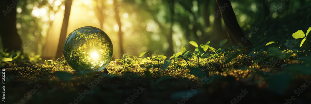 Green Globe in Dappled Sunlight Green Globe in Dappled Sunlight