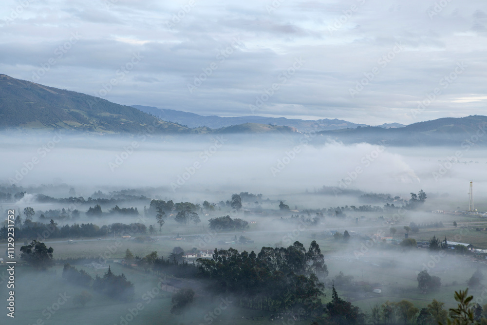mystical awakening in the sunrise of Bogotá Colombia mystical awakening in the sunrise of Bogotá Colombia