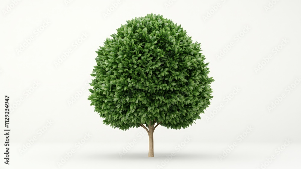 Lush Green Tree: A vibrant, full, and healthy tree stands alone, symbolizing growth, nature, and tranquility. Perfect for illustrating environmental themes, landscaping projects. Lush Green Tree: A vibrant, full, and healthy tree stands alone, symbolizing growth, nature, and tranquility. Perfect for illustrating environmental themes, landscaping projects.