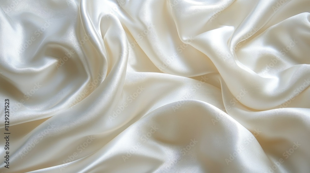 Soft silk textures in serene elegance Soft silk textures in serene elegance