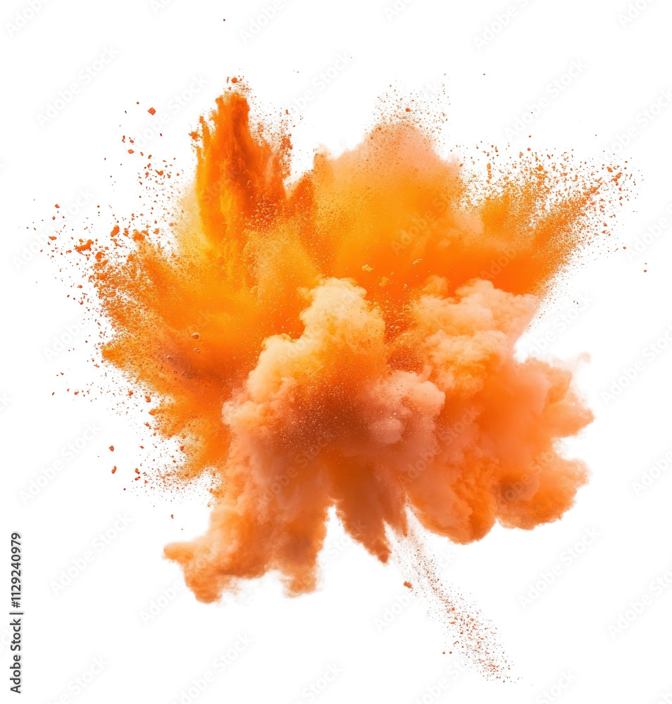 PNG Explosion dynamic powder orange. PNG Explosion dynamic powder orange.