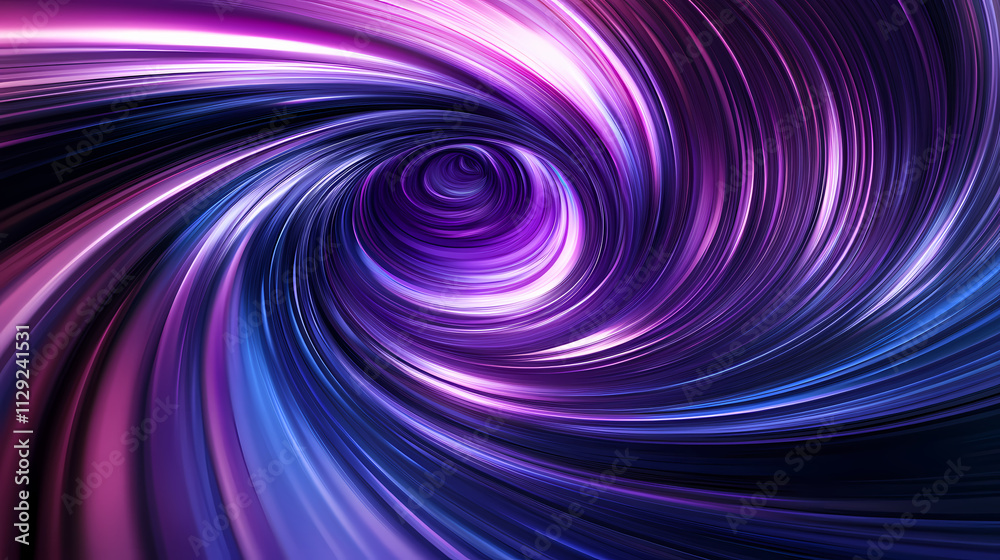 A swirling cosmic vortex with vibrant purple and blue hues, a breathtaking abstract space. Whirlpool. Illustration A swirling cosmic vortex with vibrant purple and blue hues, a breathtaking abstract space. Whirlpool. Illustration