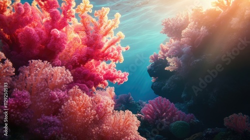 Fototapeta Naklejka Na Ścianę i Meble -  Abstract coral backgrounds wallpapers