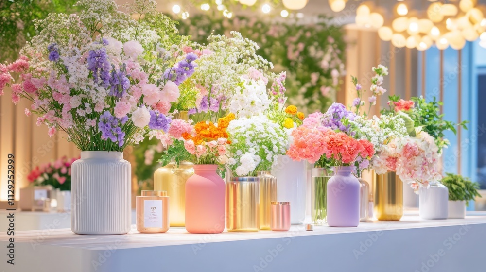 Modern Cultural Celebration with Pastel Lanterns Modern Cultural Celebration with Pastel Lanterns