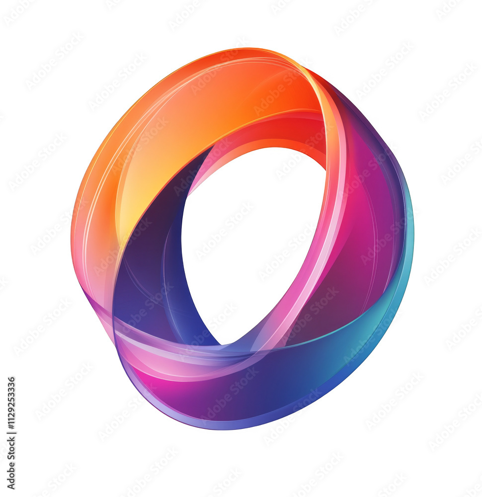 abstract colorful circle