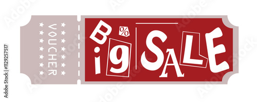 The vibrant big sale vector illustration effectively captures attention, making promotional banners, flyers, and posters stand out in crowded spaces.