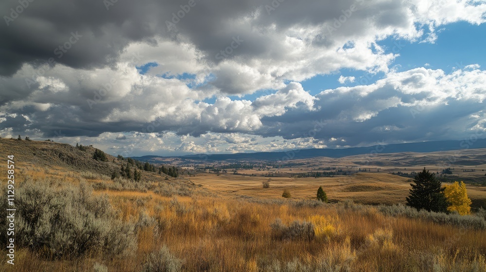 Vast landscapes stretching beyond sight. Vast landscapes stretching beyond sight.
