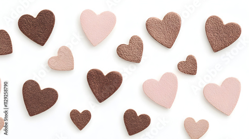 Valentine's Day Heart Pattern with Soft Colors