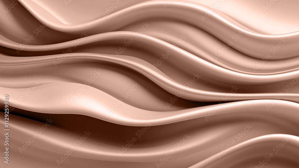 Waves of mocha mousse color gently flowing abstract background, trendy modern hue shade tone Waves of mocha mousse color gently flowing abstract background, trendy modern hue shade tone