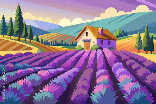 landscape in the mountains