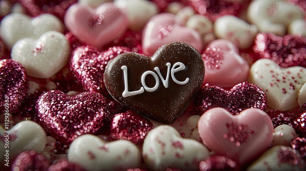 Valentine's Day Candies. Selective focus. Valentine's Day Candies. Selective focus.