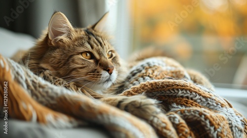 Cozy home vibes with pet and owner