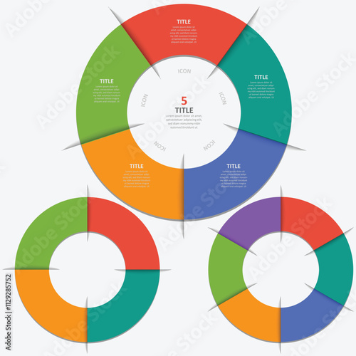Minimalist Circle Infographic Elements