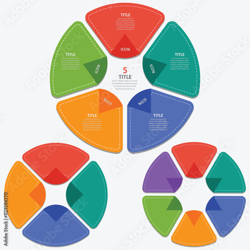 Editable Circular Infographic for Presentations