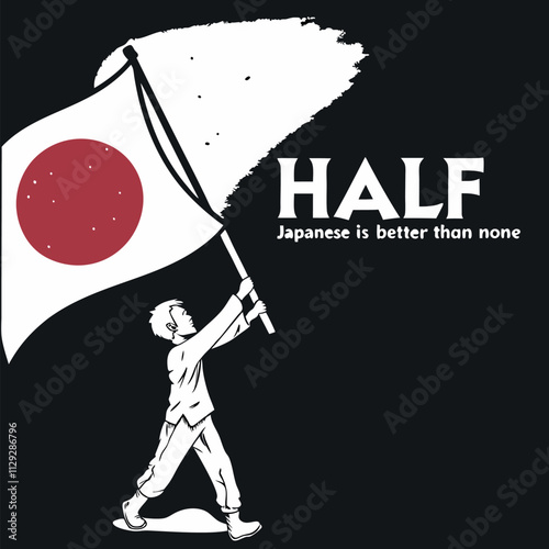 Half Japanese Pride T-Shirt