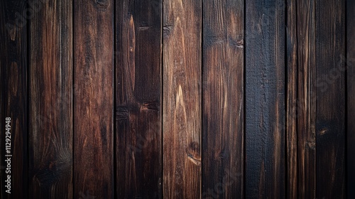 Textured wooden wall with dark and light variation showcases natural beauty and craftsmanship in a rustic setting