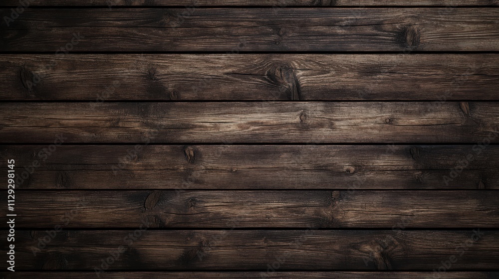 Natural wood texture background with dark hues and distinct grain patterns suitable for various design projects