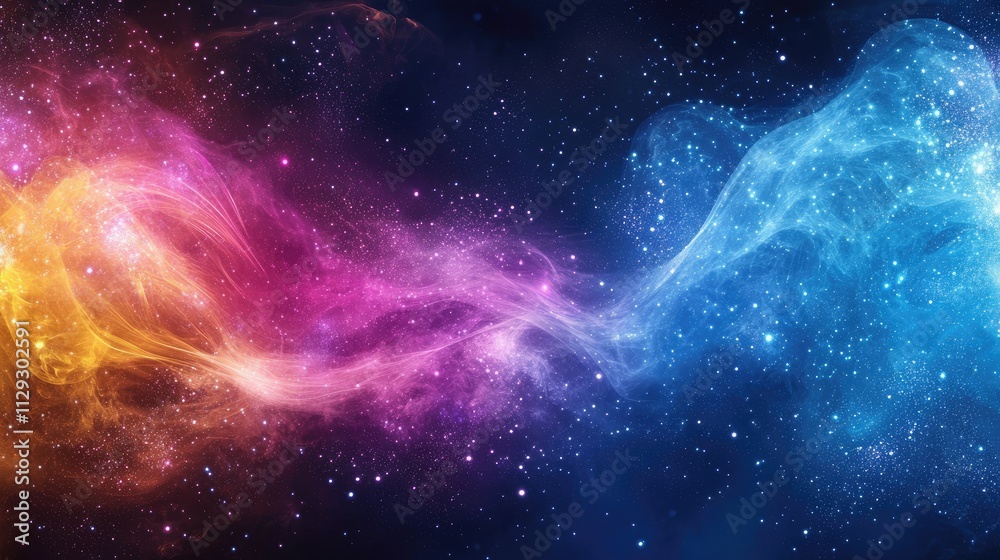 custom made wallpaper toronto digitalParticle symphony in abstract hues.