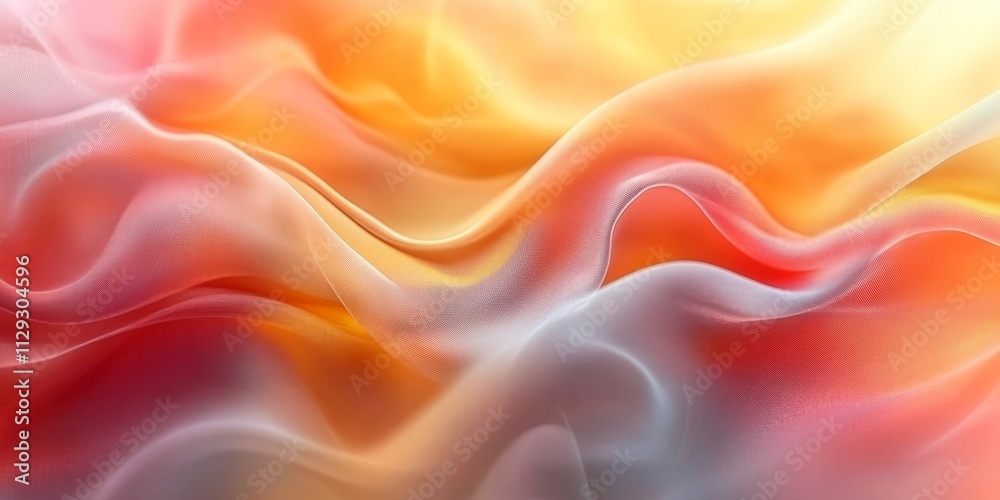 Obraz premium Silky Background With Abstract Shapes, Generative AI
