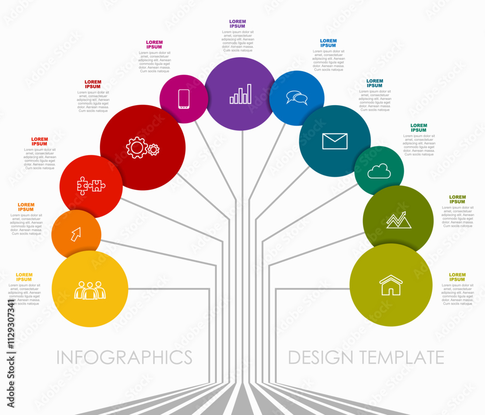 custom made wallpaper toronto digitalInfographic design template with place for your data. Vector illustration.
