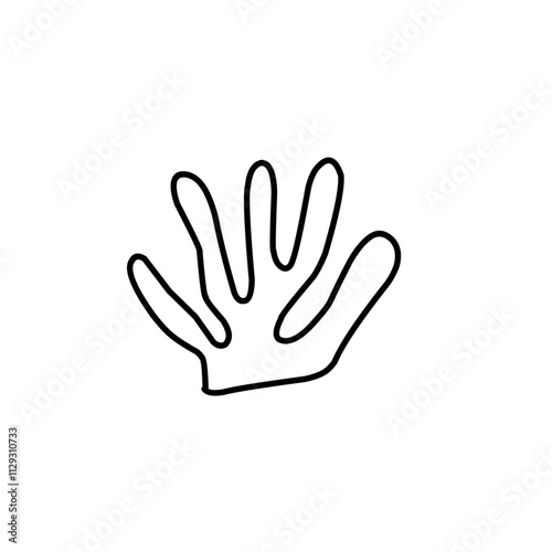 coral outline illustration