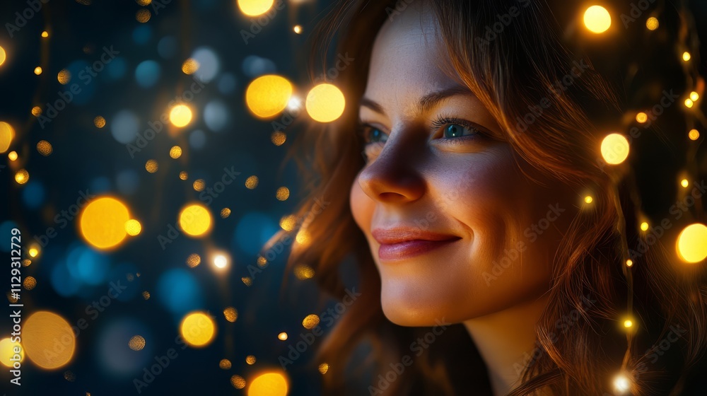 Glowing fairy light chains , Christmas Glowing fairy light chains , Christmas