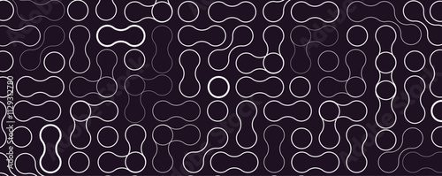 Metaballs shapes abstract  geometric background