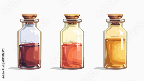 Professional Medicine Bottle Vector Illustration Isolated for Medical Use