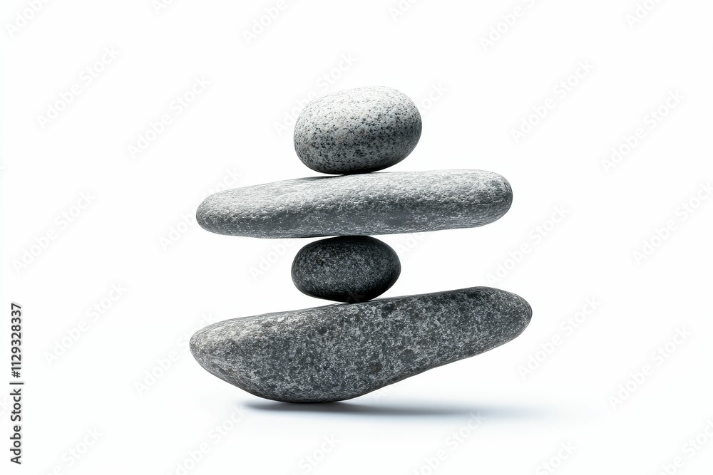Balanced grey stones, serene, minimalist arrangement. Balanced grey stones, serene, minimalist arrangement.