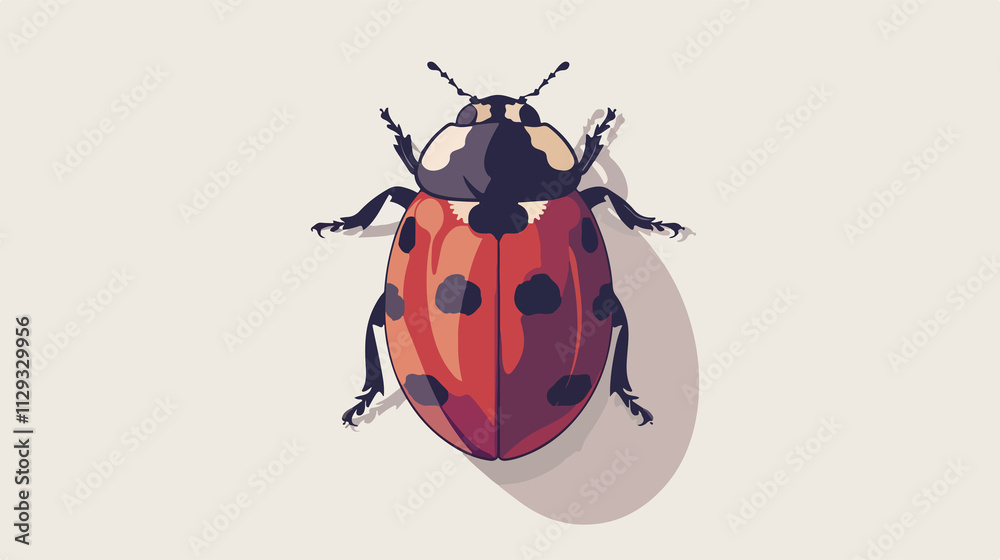 Ladybug Flat Design Vector - Isolated Vector Illustration Ladybug Flat Design Vector - Isolated Vector Illustration