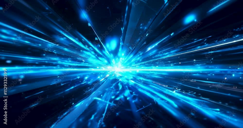 Hyperspace Jump Abstract Digital Art Background showing bright blue energy radiating light and speed. Perfect for futuristic concepts and high tech designs. Hyperspace Jump Abstract Digital Art Background showing bright blue energy radiating light and speed. Perfect for futuristic concepts and high tech designs.