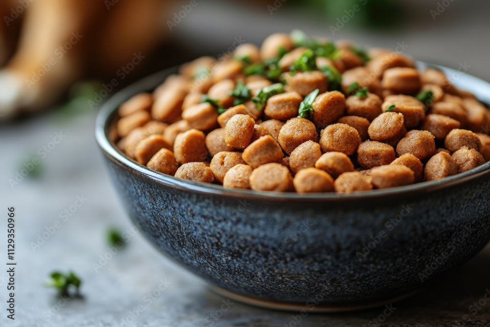 A blue bowl filled with peanuts sits on a table, ready for snacking A blue bowl filled with peanuts sits on a table, ready for snacking