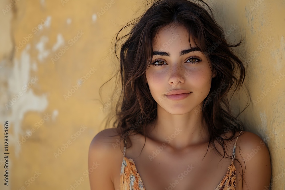 Relaxed Outdoor Model Portrait Natural Beauty Relaxed Outdoor Model Portrait Natural Beauty