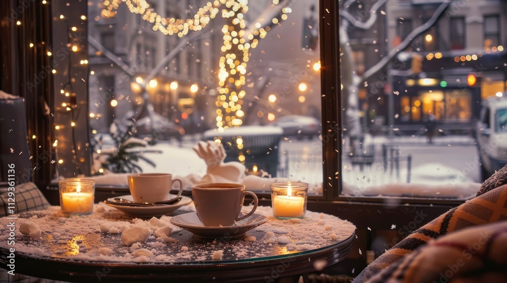 A cozy coffee shop A cozy coffee shop