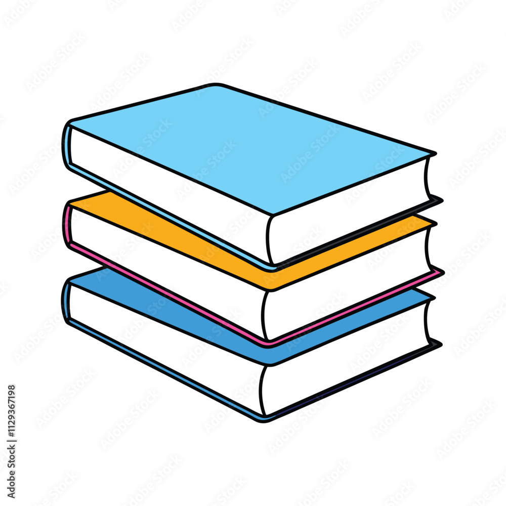 Stack of Books Vector Illustration Academic and Literary Symbol for Learning, Education, and Knowledge Enthusiasts Stack of Books Vector Illustration Academic and Literary Symbol for Learning, Education, and Knowledge Enthusiasts
