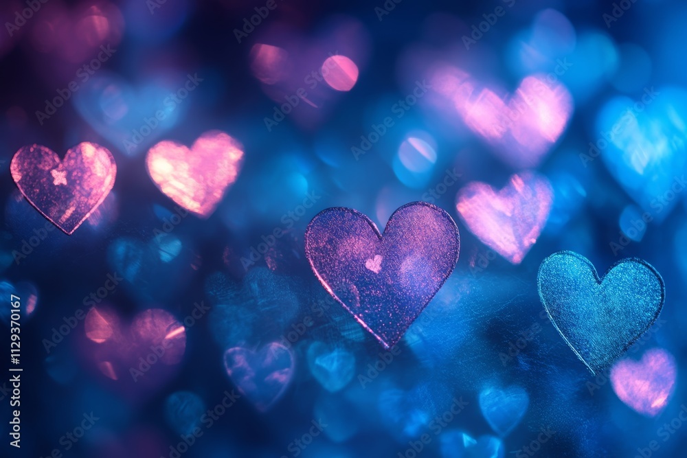 Floating hearts adorn a serene blue background, symbolizing love and affection, perfect for celebrating Valentine's Day. Floating hearts adorn a serene blue background, symbolizing love and affection, perfect for celebrating Valentine's Day.